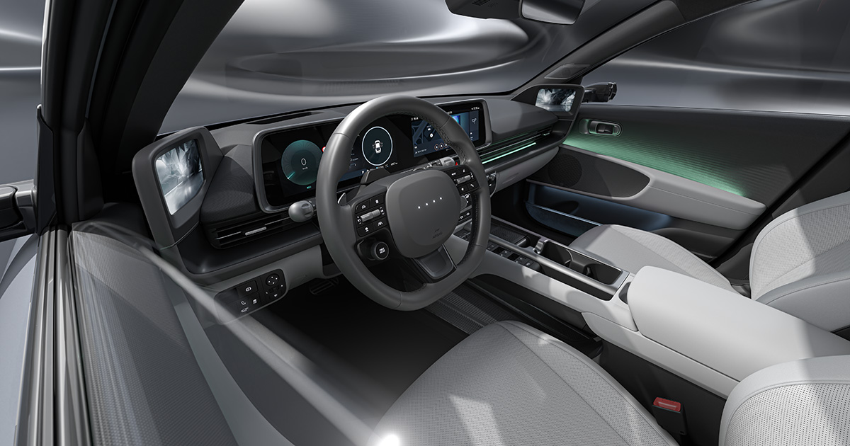 Pulsanti di controllo in Hyundai Ioniq 6 Pulsanti di controllo in Hyundai Ioniq 6