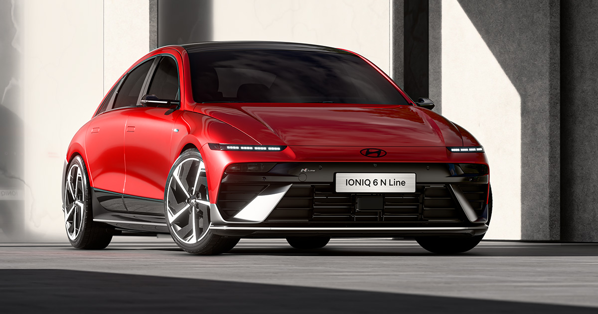 Hyundai Ioniq 6 N Line rossa Hyundai Ioniq 6 N Line rossa