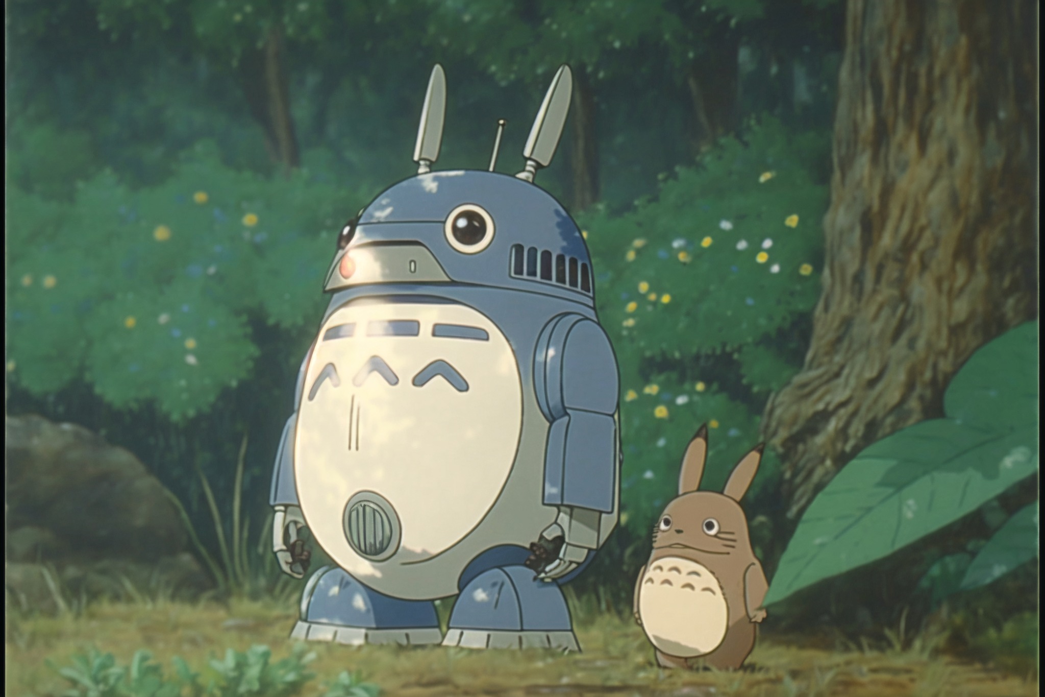 La rete neurale Nijijourney raffigura i personaggi iconici di Star Wars in stile Studio Ghibli-7