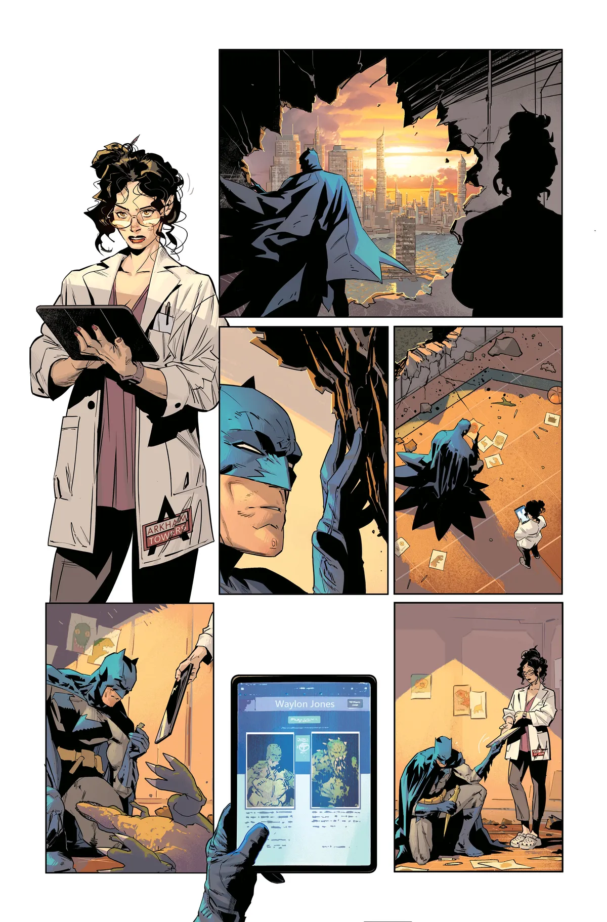 Il team creativo di Batman #1 Il team creativo di Batman #1
