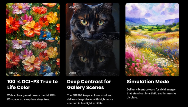 Projection mapping con BenQ BR9708