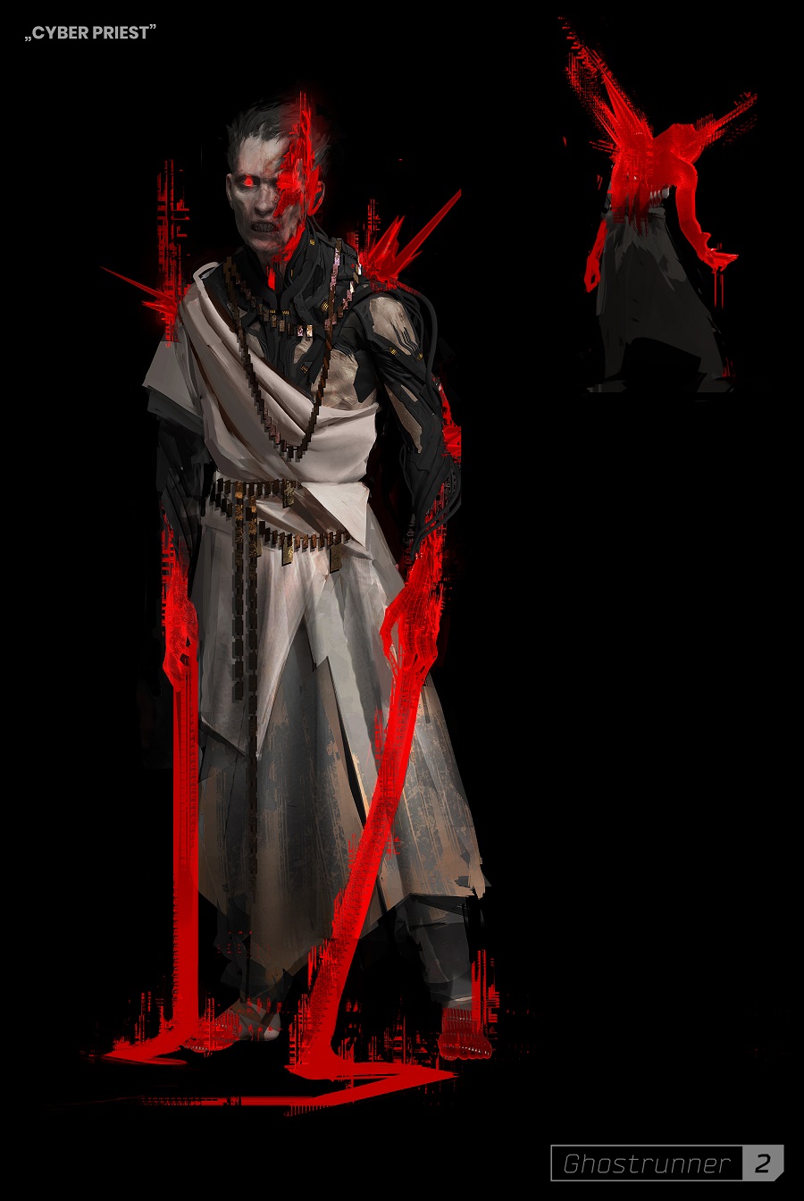 Lo stile cyberpunk oscuro e accattivante della prima concept art di Ghostrunner 2-5 Lo stile cyberpunk oscuro e accattivante della prima concept art di Ghostrunner 2-5