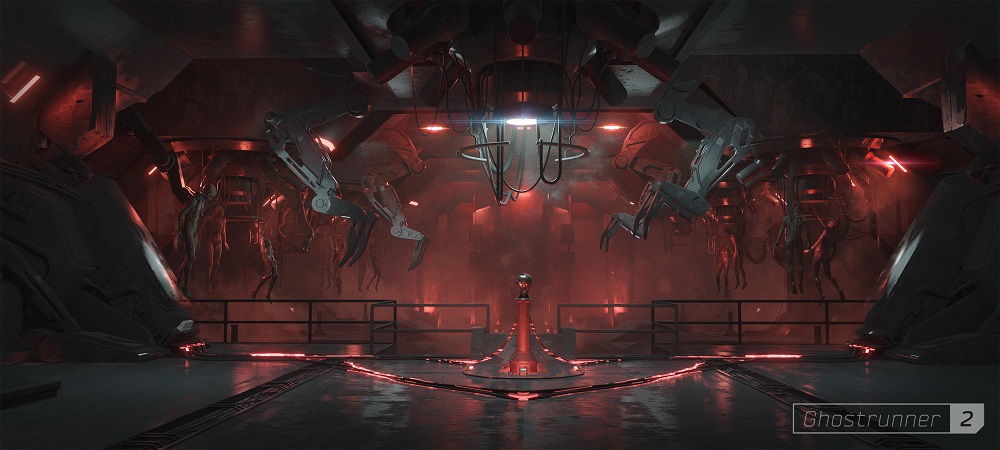 Lo stile cyberpunk oscuro e accattivante della prima concept art di Ghostrunner 2-7 Lo stile cyberpunk oscuro e accattivante della prima concept art di Ghostrunner 2-7