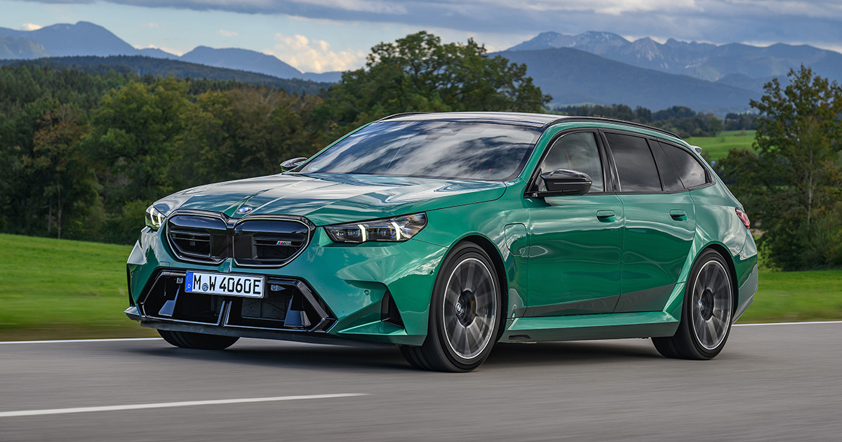 BMW M5 Touring. Foto: BMW BMW M5 Touring - la station wagon con motore a combustione interna più potente della produzione di serie