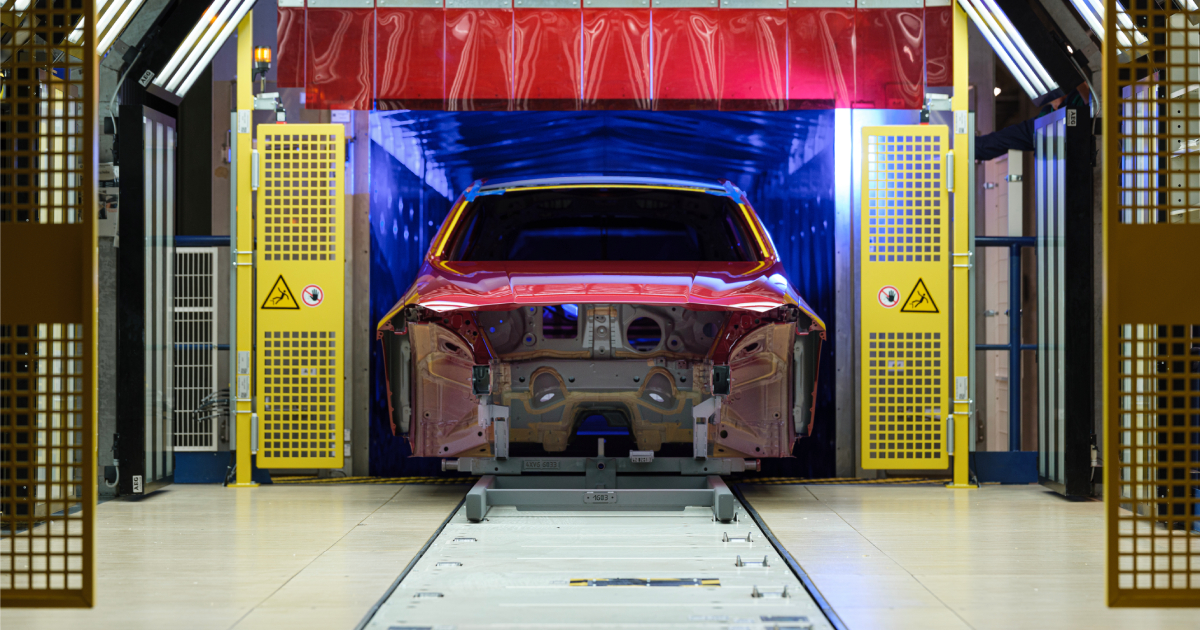 Camera di asciugatura del reparto verniciatura del BMW Group Plant Leipzig