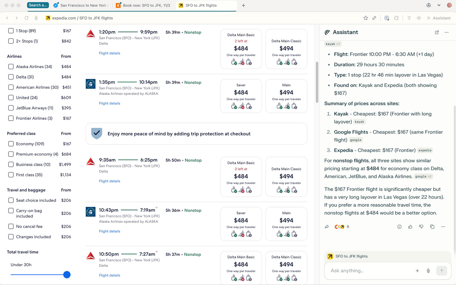 Dimostrazione di Comet Assistant