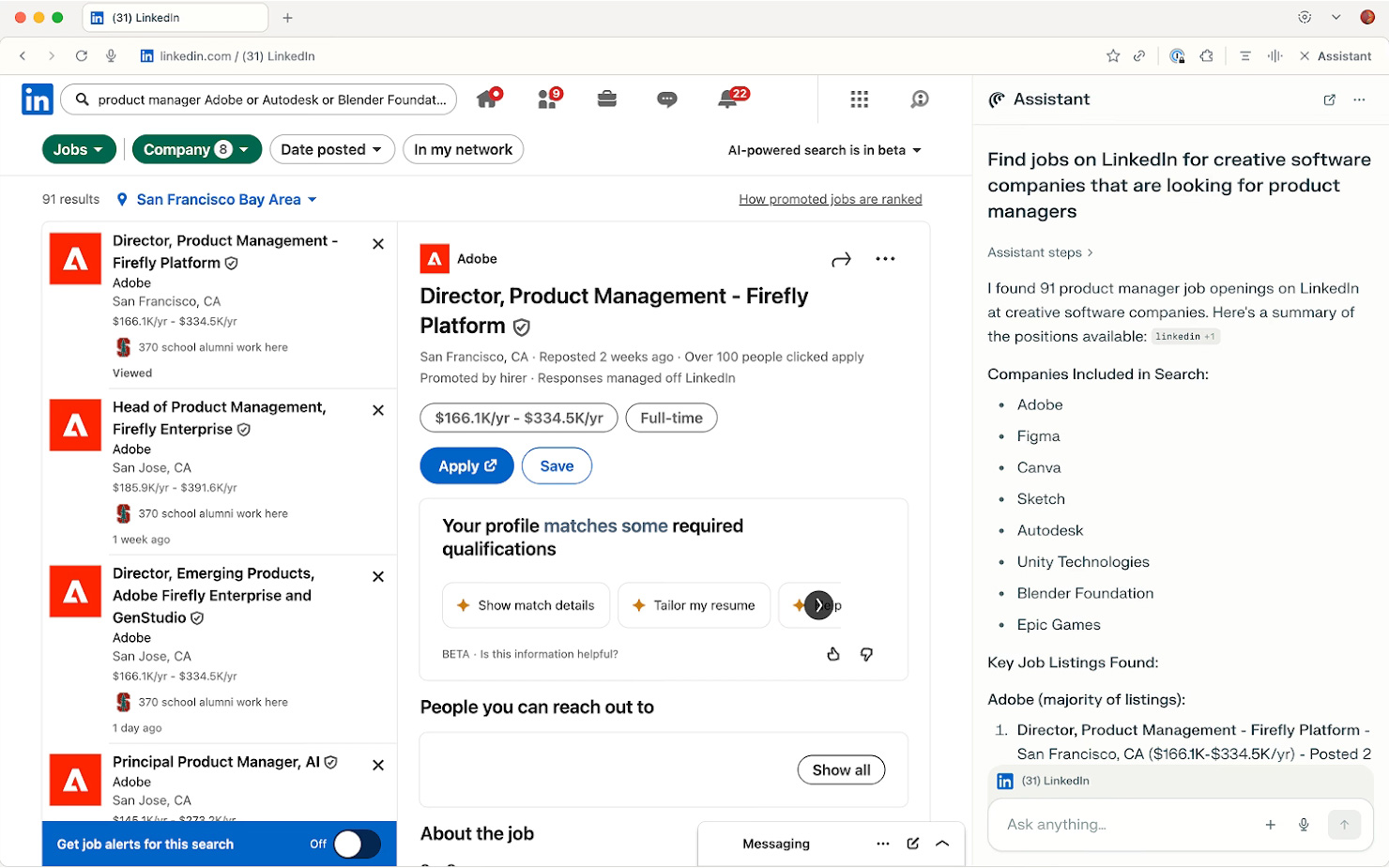 Interfaccia Aggiornata di Comet Assistant