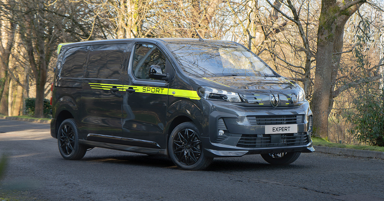 Peugeot Expert Sport con dodger aerodinamico aggressivo Peugeot Expert Sport con dodger aerodinamico aggressivo