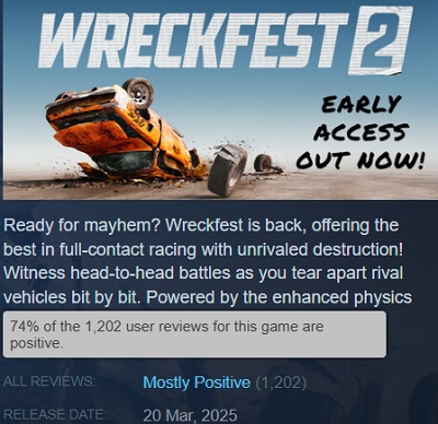 Wreckfest 2 Immagine dello schermo di Wreckfest 2