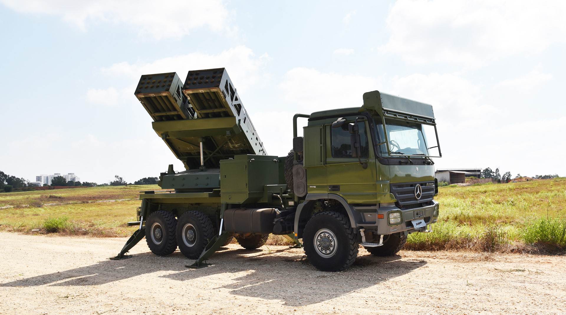 MLRS PULS. Illustrazione: Sistemi Elbit