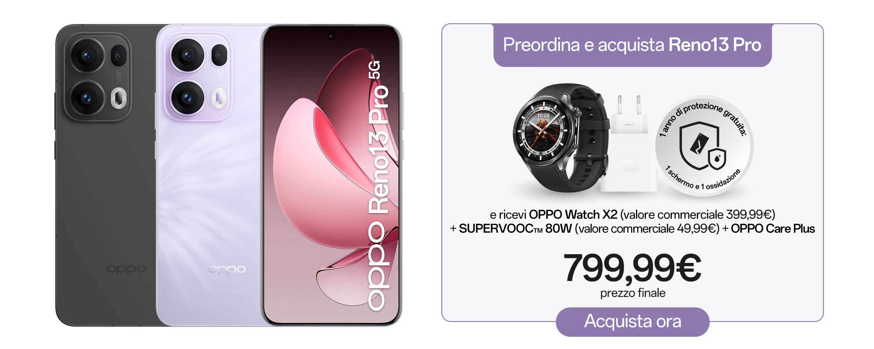 Oppo Reno13 Pro con offerta promozionale Oppo Reno13 Pro con offerta promozionale