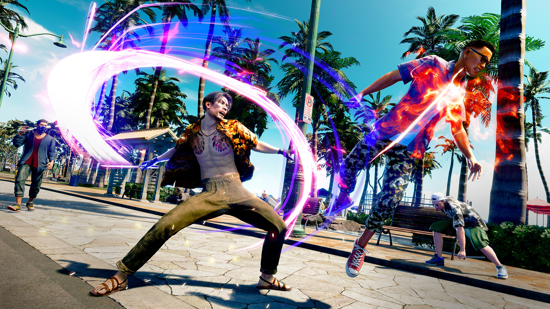 Il capitano di una nave pirata in Like a Dragon: Yakuza pirata alle Hawaii