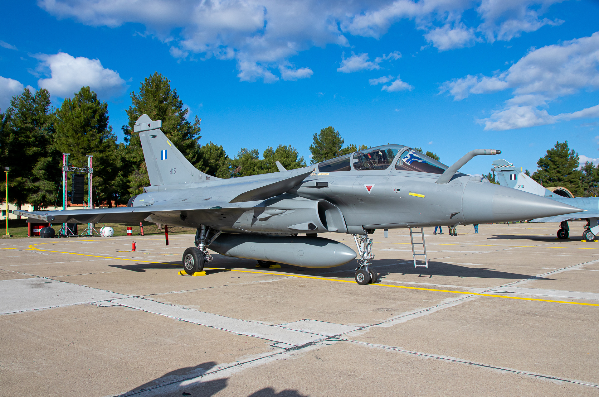 Jet da combattimento Rafale EG del 331° Squadrone dell'Aeronautica Militare greca