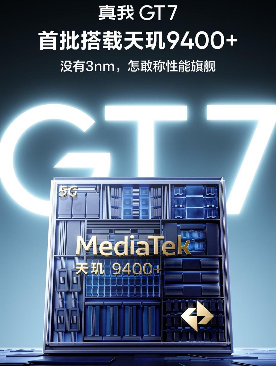 Teaser del prossimo smartphone Realme GT 7
