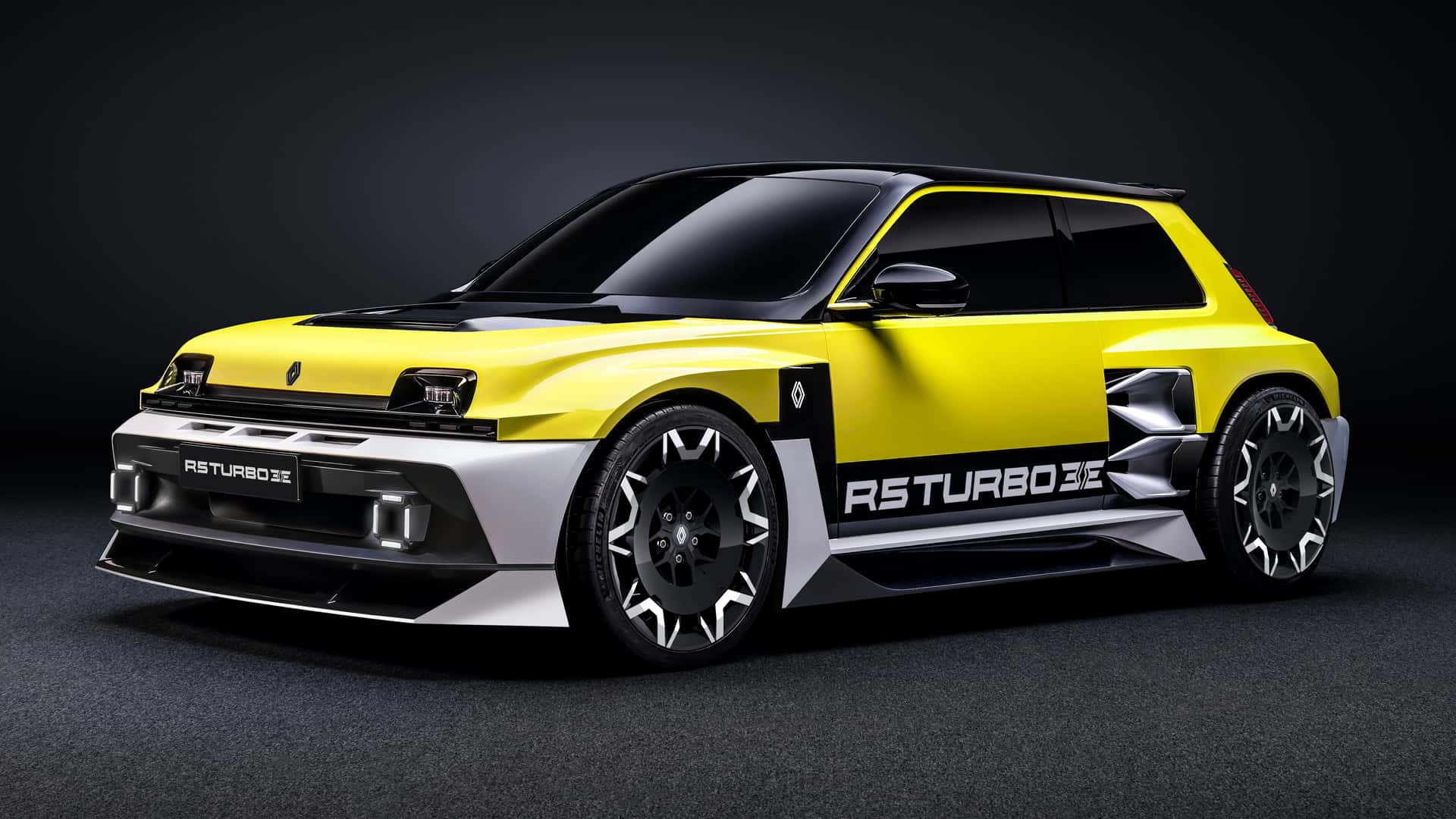 Interni della Renault 5 Turbo 3E Interni della Renault 5 Turbo 3E