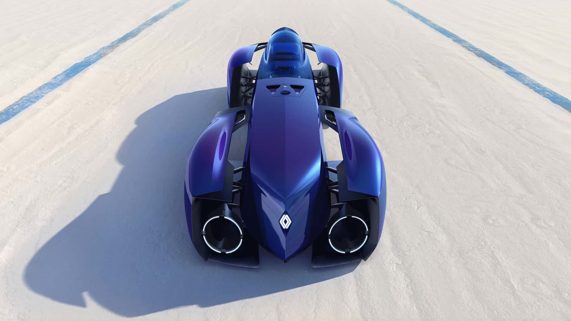 Vista generale del Renault Filante Record 2025 Vista generale del Renault Filante Record 2025