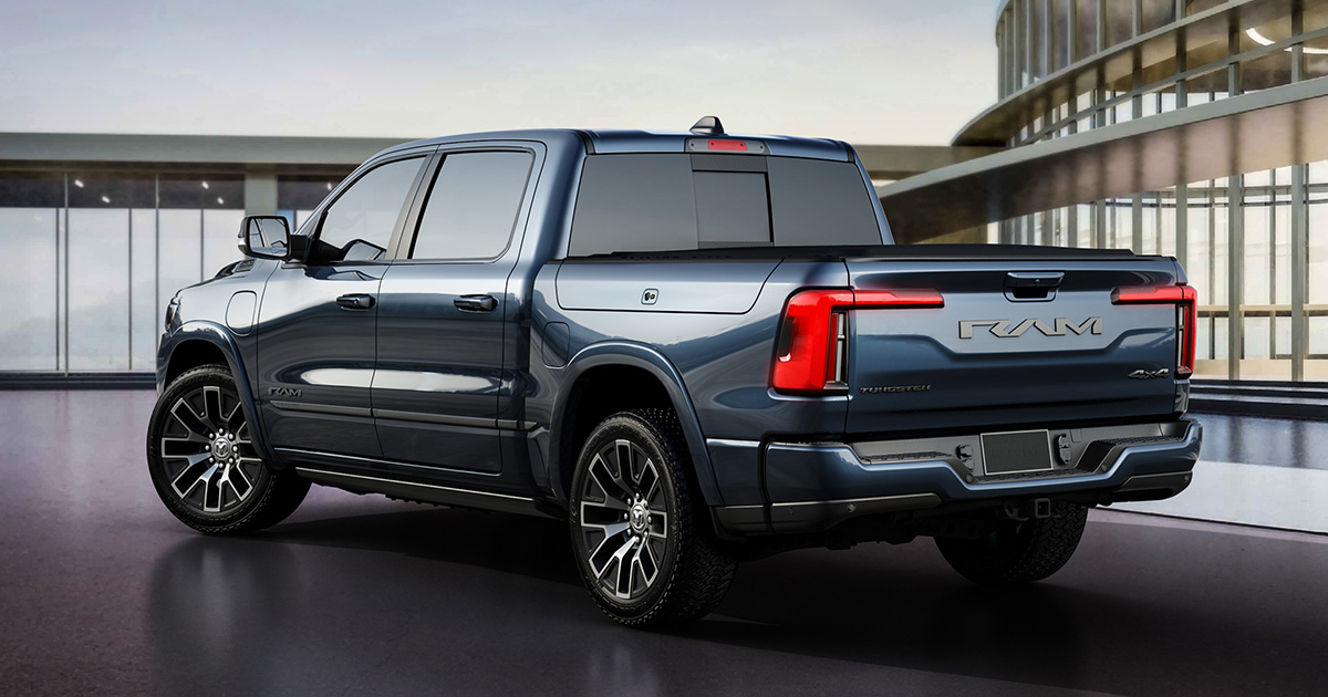 Ram 1500 Ramcharger - vista laterale