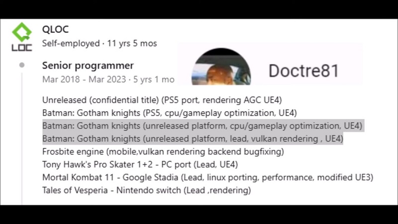 Screenshot del profilo di Łukasz Łoziński su LinkedIn