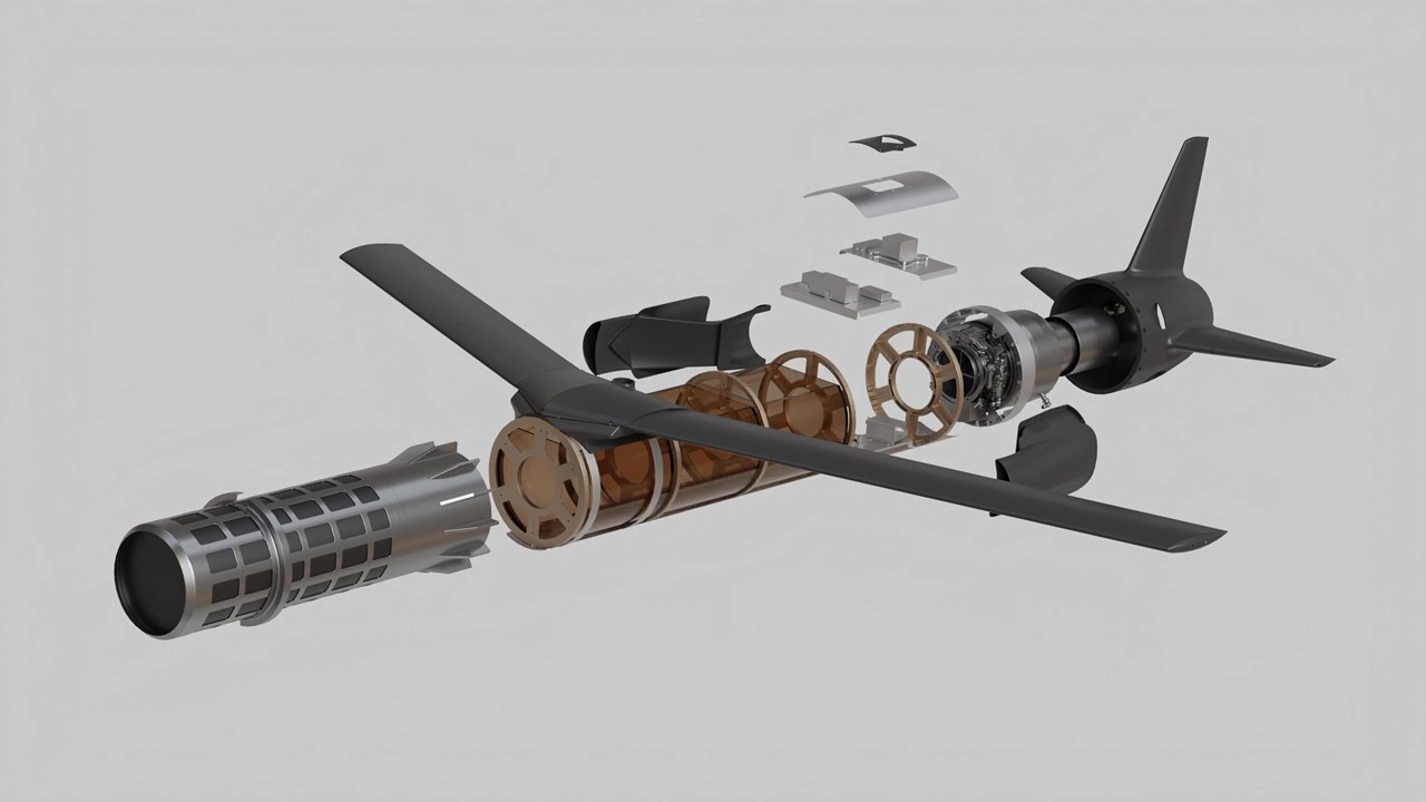 Il missile drone Ruta. Illustrazione: Destino