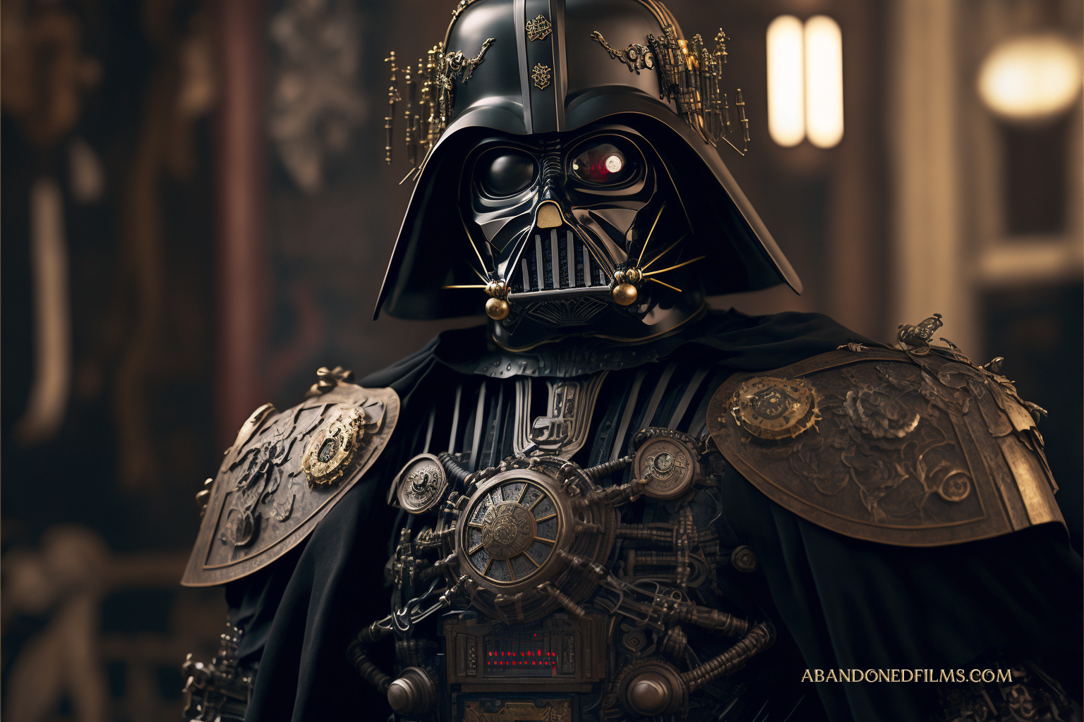 Una rete neurale raffigura pianeti e personaggi iconici di Star Wars in stile steampunk-2 Una rete neurale raffigura pianeti e personaggi iconici di Star Wars in stile steampunk-2