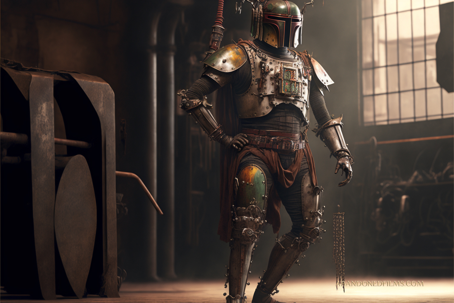 Una rete neurale raffigura pianeti e personaggi iconici di Star Wars in stile steampunk-7 Una rete neurale raffigura pianeti e personaggi iconici di Star Wars in stile steampunk-7