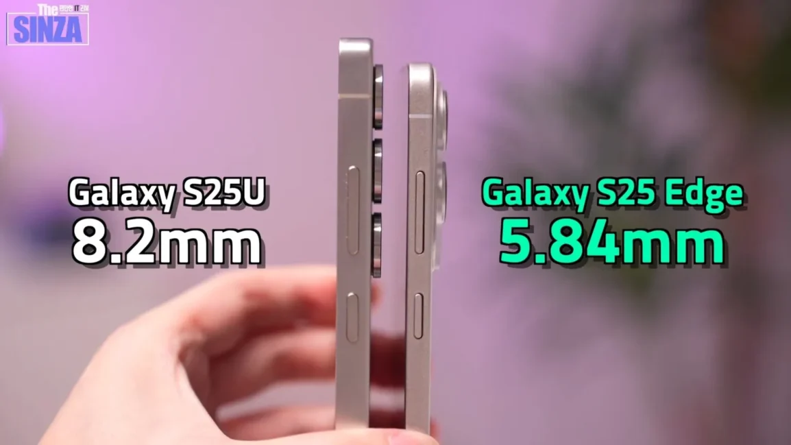 Studio del layout del Samsung Galaxy S25 Edge