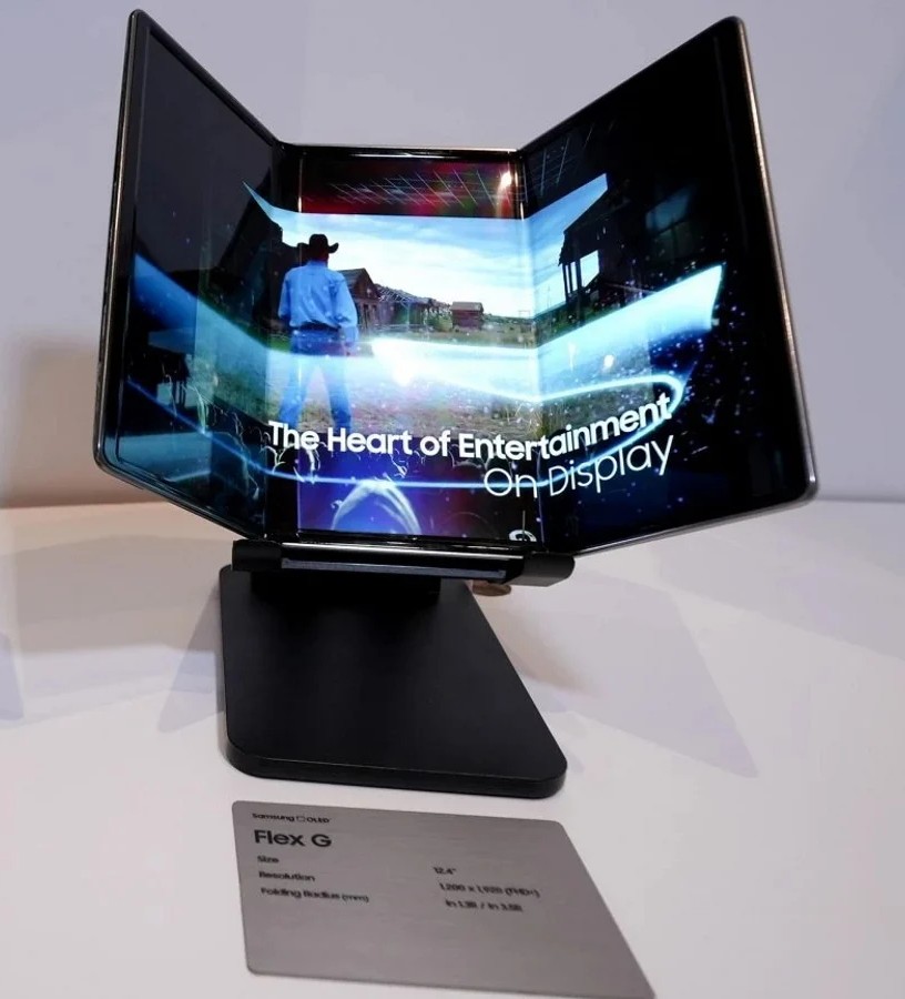 Samsung Flex G: un dispositivo pieghevole Samsung Flex G: un dispositivo pieghevole