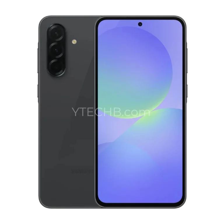 Render del Samsung Galaxy A36 in colore nero Render del Samsung Galaxy A36 in colore nero