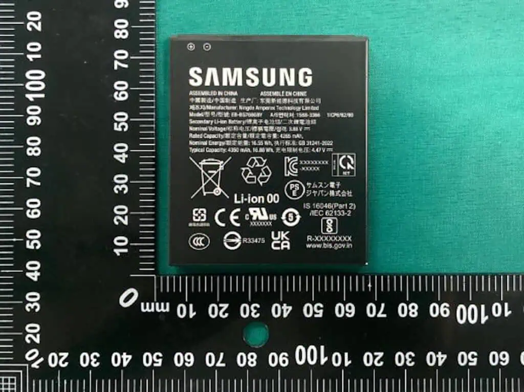 Batteria rimovibile per Samsung Galaxy Xcover 8 Pro Batteria rimovibile per Samsung Galaxy Xcover 8 Pro