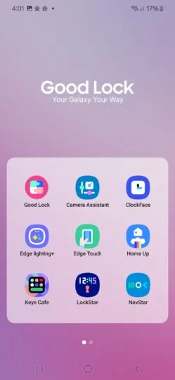 Nuovo design di Good Lock