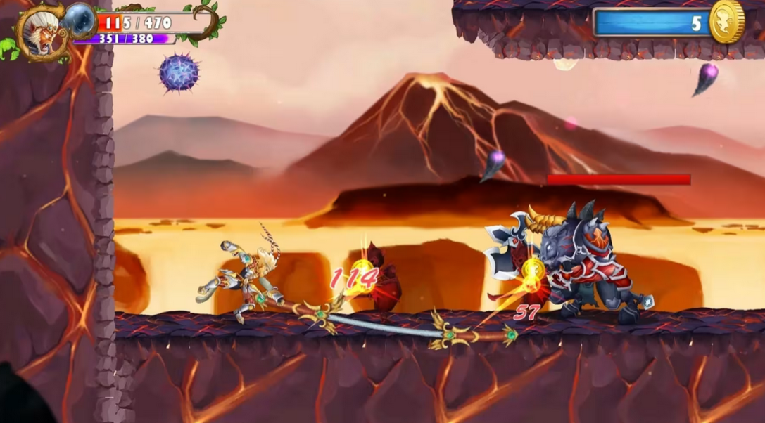 Schermata del gioco Wukong Sun: Black Legend 2