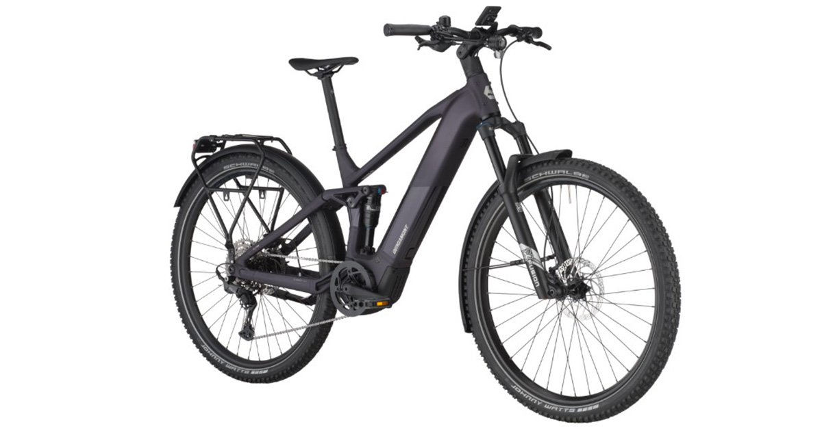 La bicicletta elettrica Bergamont E-Horizon SUV FS 10 da un'altra prospettiva