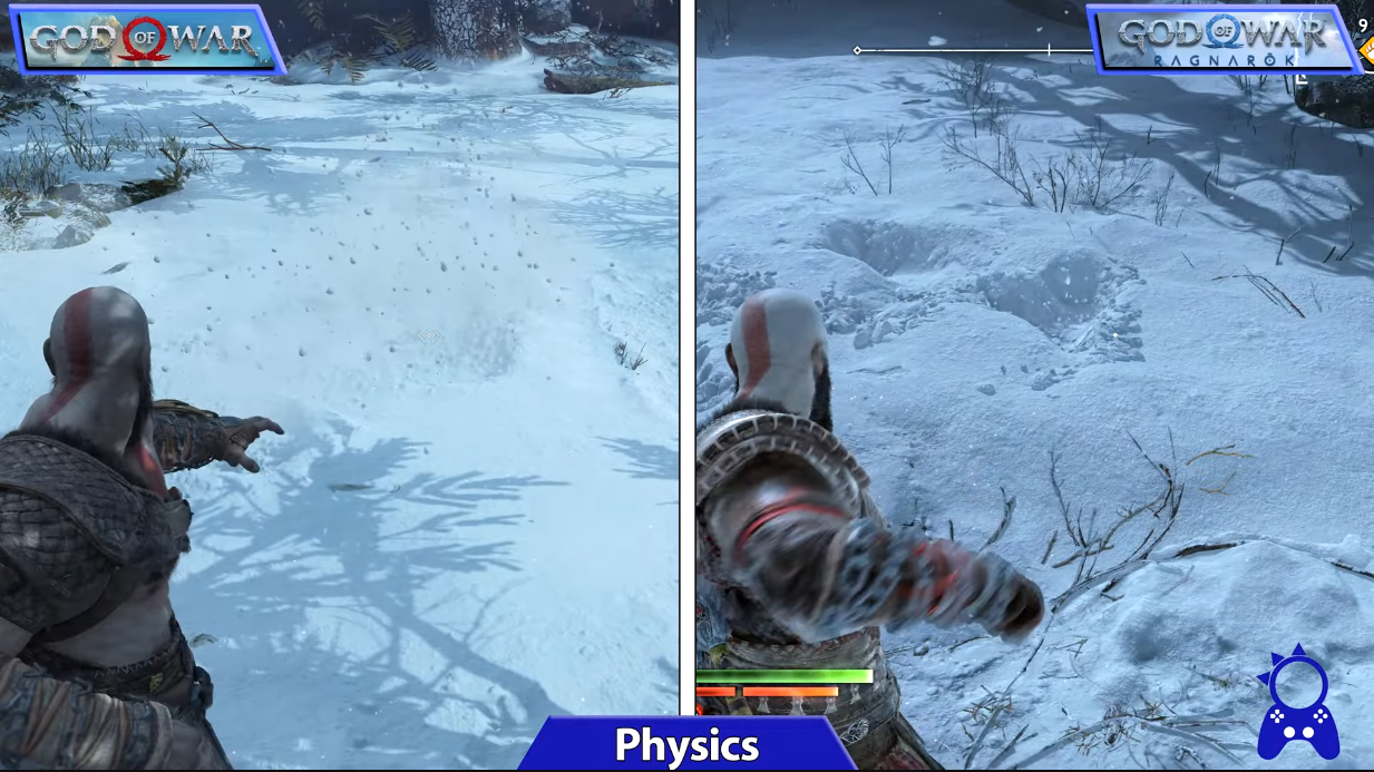 Progressi folli: un blogger confronta la versione PC di God of War 2018 con impostazioni Ultra e God of War Ragnarok su PlayStation 5-6 Progressi folli: un blogger confronta la versione PC di God of War 2018 con impostazioni Ultra e God of War Ragnarok su PlayStation 5-6