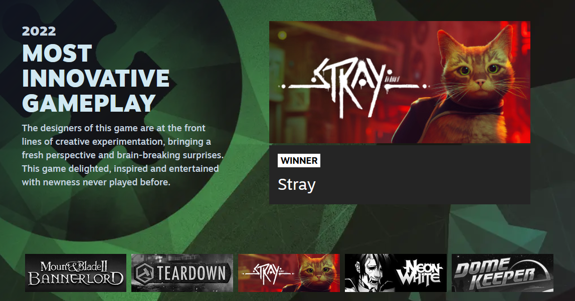 La storia di Stray: come un gatto di una cybercittà è diventato la scoperta dell'anno e ha influenzato l'industria dei videogiochi-87 La storia di Stray: come un gatto di una cybercittà è diventato la scoperta dell'anno e ha influenzato l'industria dei videogiochi-87