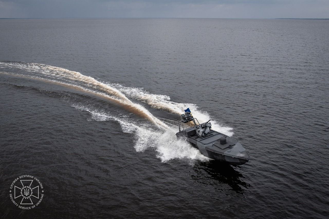 Image of the drone in action