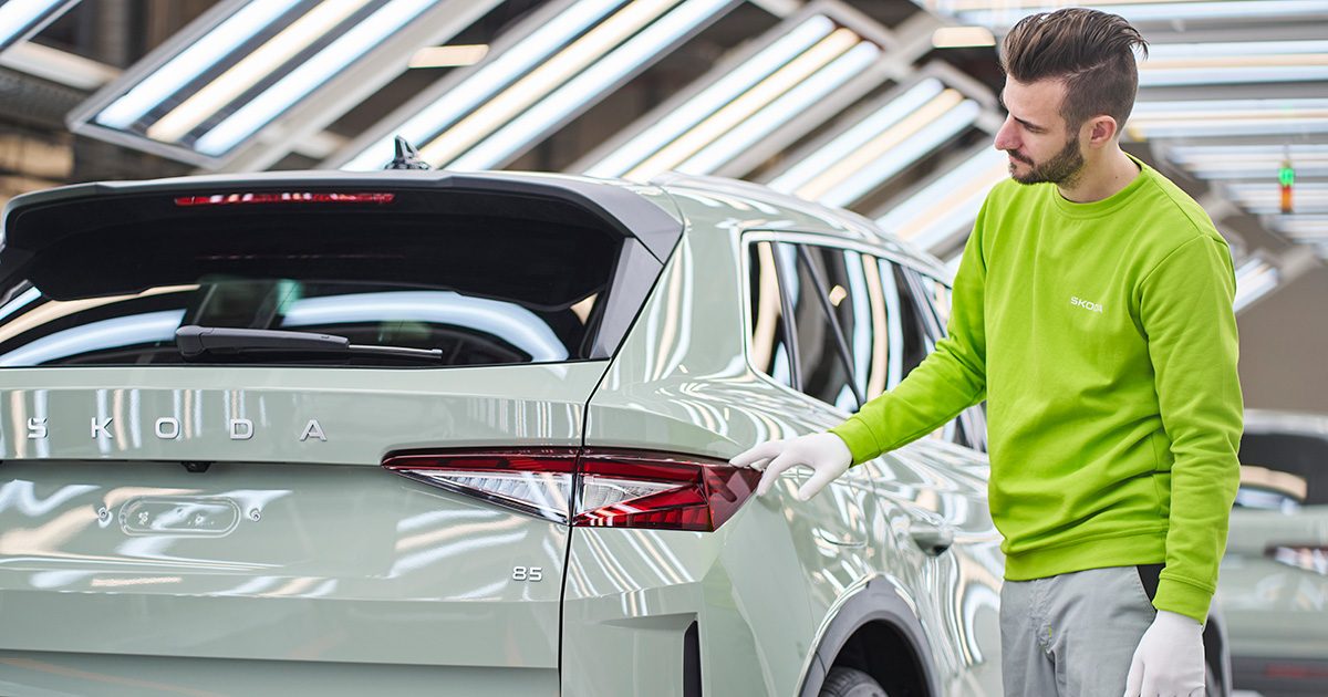 Škoda Elroq in produzione Škoda Elroq in produzione