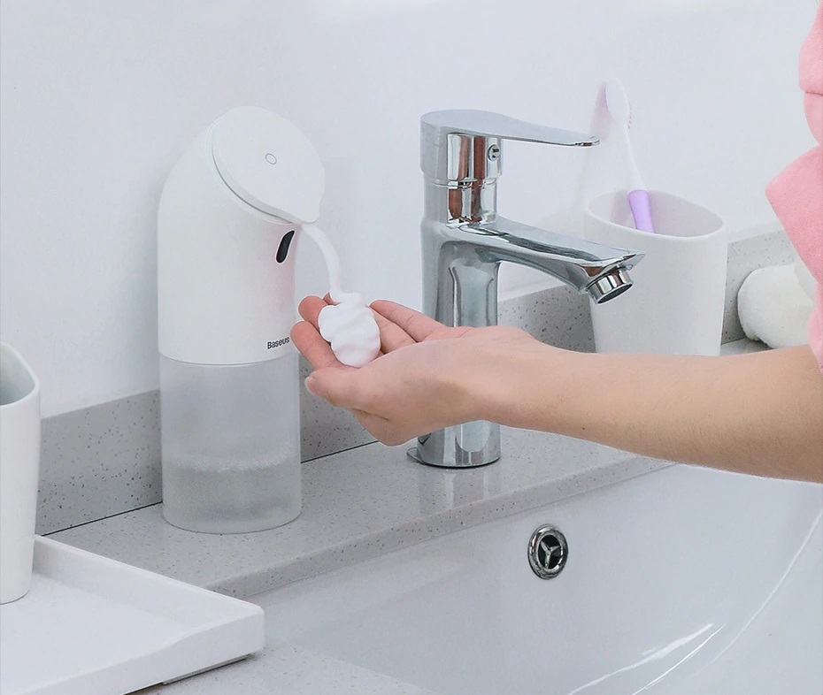 distributore di sapone touchscreen