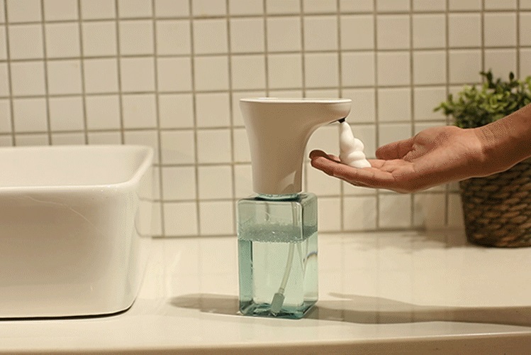 distributore di sapone touchscreen