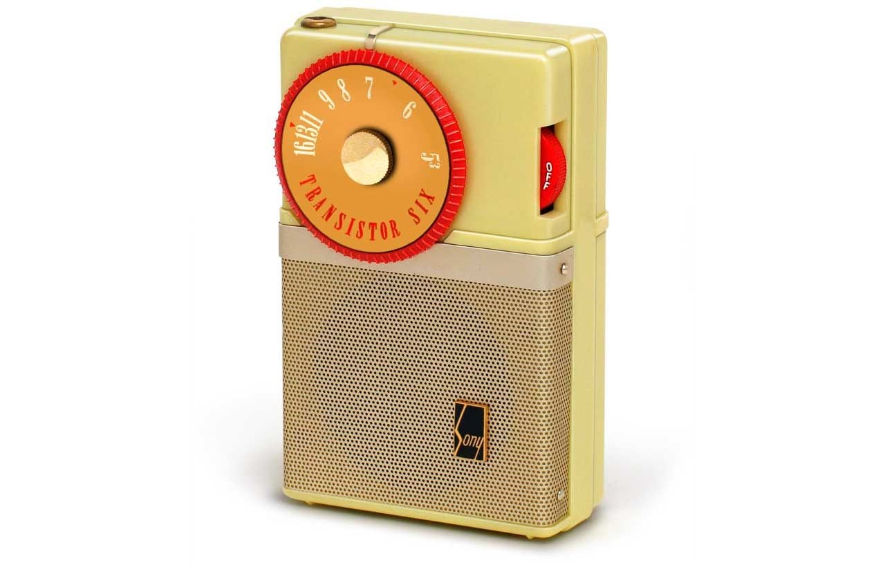 La prima radio tascabile Sony TR-63