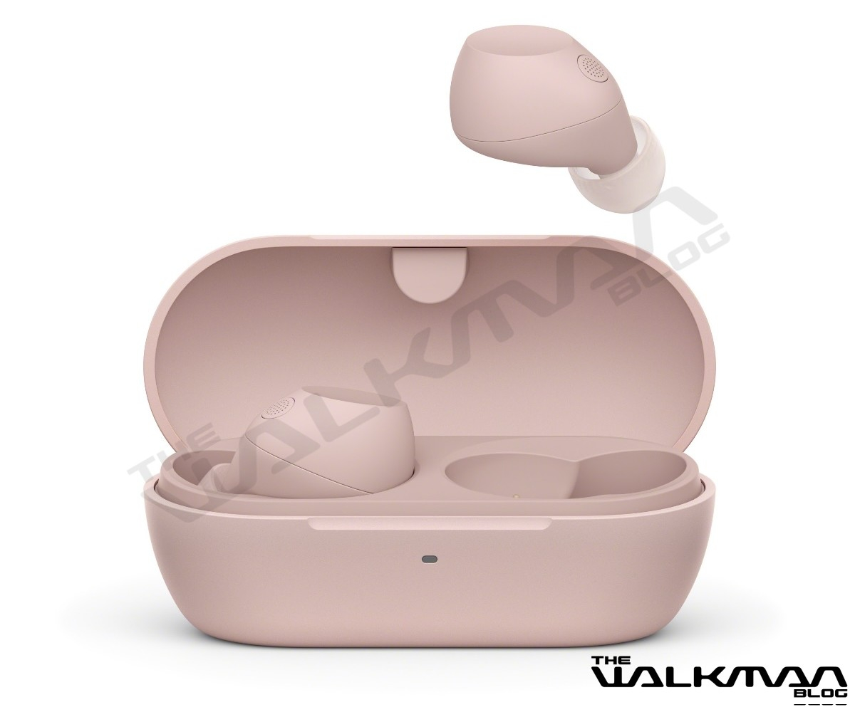 Vista dal basso delle cuffie wireless WF-C710N di Sony