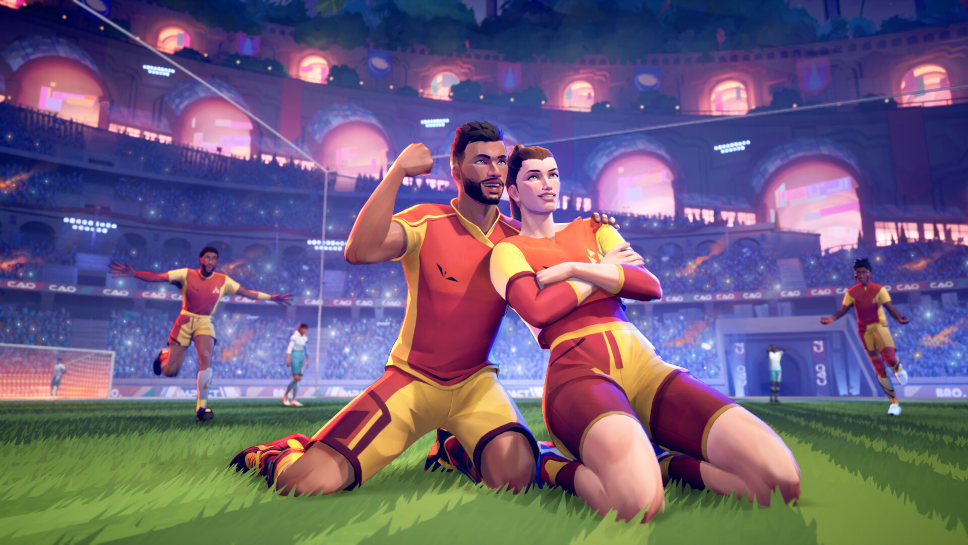 Gameplay della rivincita - la scena della partita