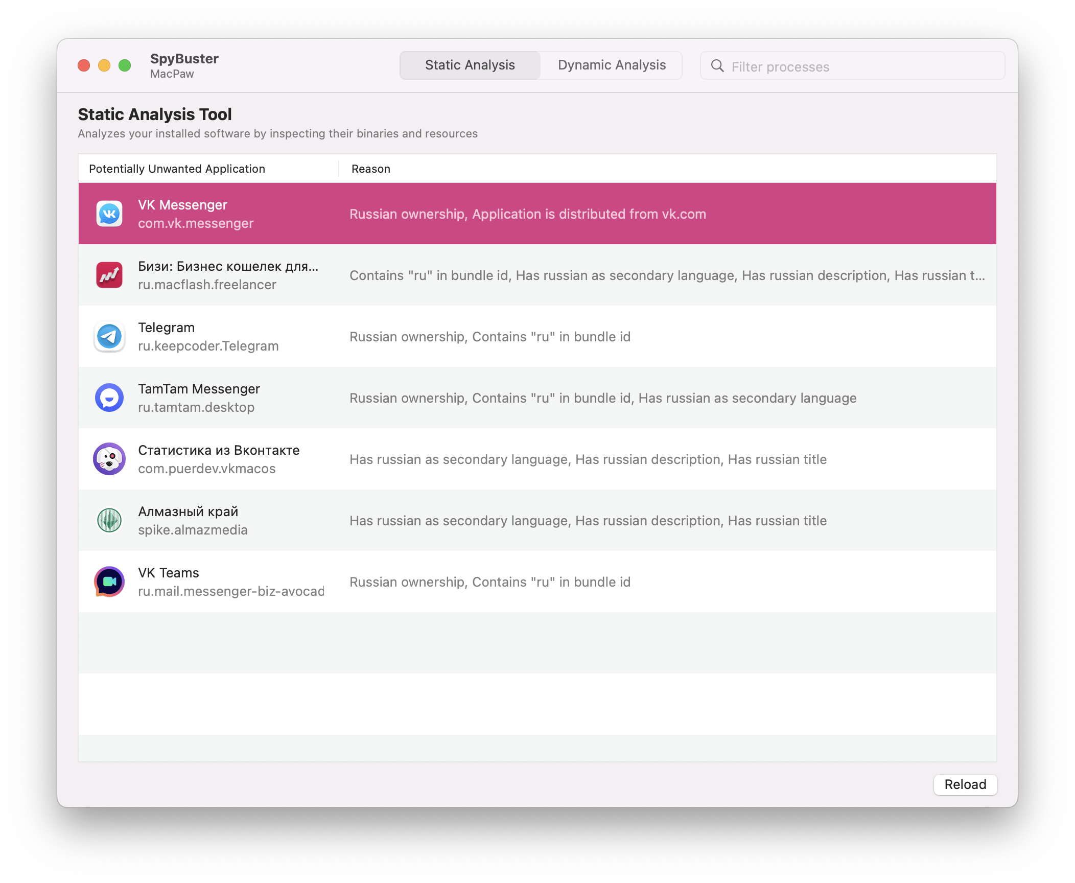 MacPaw lancia SpyBuster: un'applicazione per macOS che ti permette di rintracciare spyware russo e bielorusso MacPaw lancia SpyBuster: un'applicazione per macOS che ti permette di rintracciare spyware russo e bielorusso