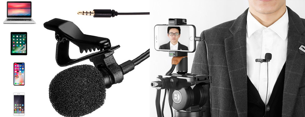 microfono a lavaliere per lo streaming microfono a lavaliere da aliexpress