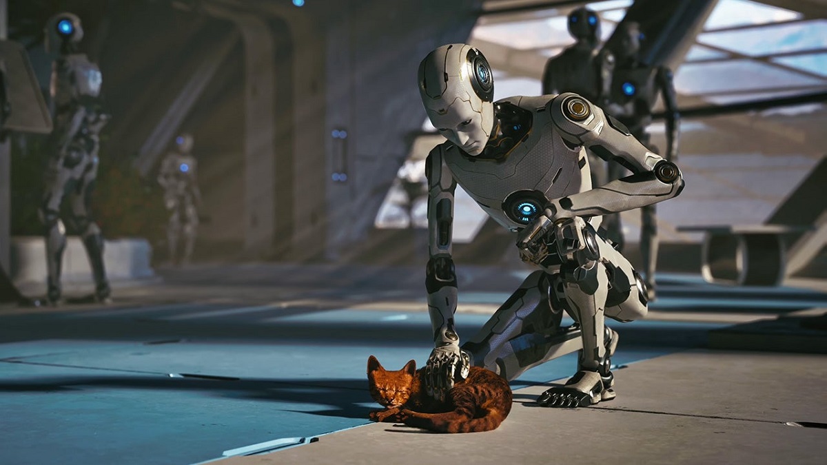 Anche gli androidi amano i gattini: gli sviluppatori del rompicapo The Talos Principle 2 hanno pubblicato un simpatico trailer del gioco dedicato ai pelosi amici robot. Anche gli androidi amano i gattini: gli sviluppatori del rompicapo The Talos Principle 2 hanno pubblicato un simpatico trailer del gioco dedicato ai pelosi amici robot.