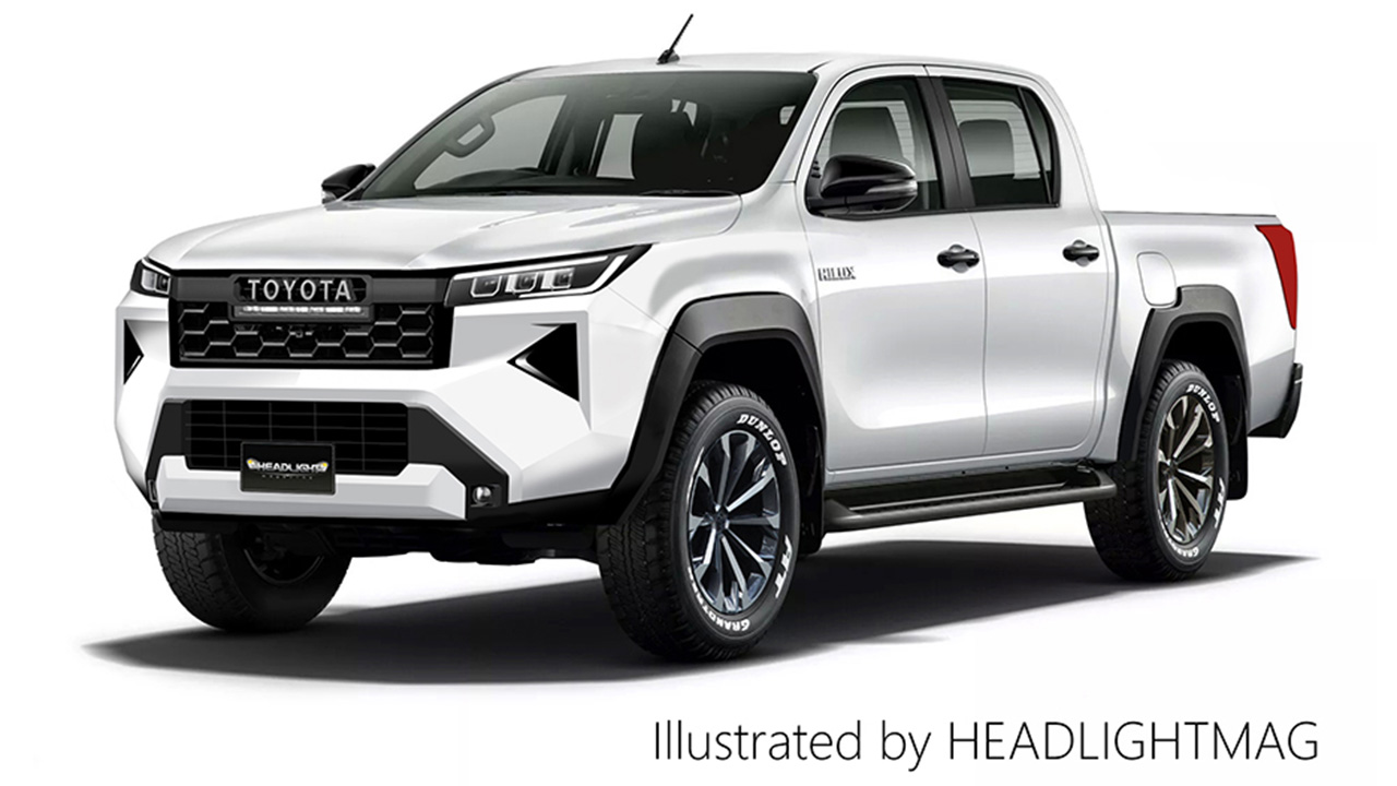 Render di Toyota Hilux Travo Rendering non ufficiale della prossima generazione di Toyota Hilux