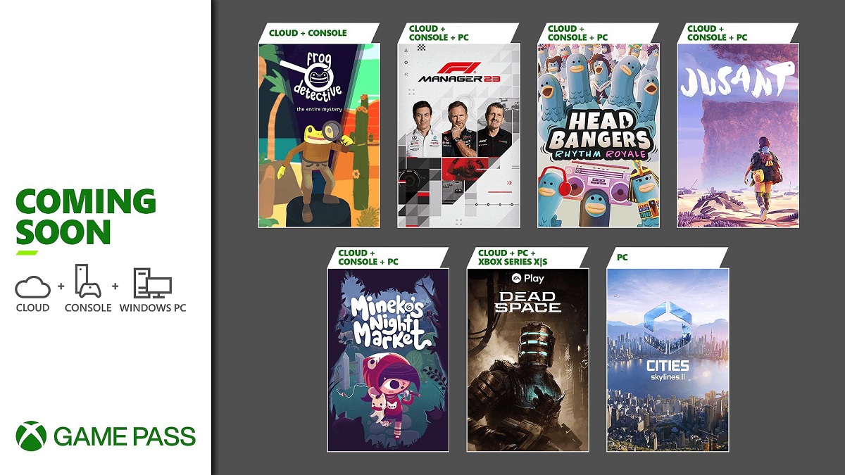 Il remake di Dead Space, Cities: Skylines II, Like a Dragon: Ishin! e altri giochi interessanti: è stato pubblicato l'elenco delle nuove uscite del catalogo Xbox Game Pass per la seconda metà di ottobre. Il remake di Dead Space, Cities: Skylines II, Like a Dragon: Ishin! e altri giochi interessanti: è stato pubblicato l'elenco delle nuove uscite del catalogo Xbox Game Pass per la seconda metà di ottobre.