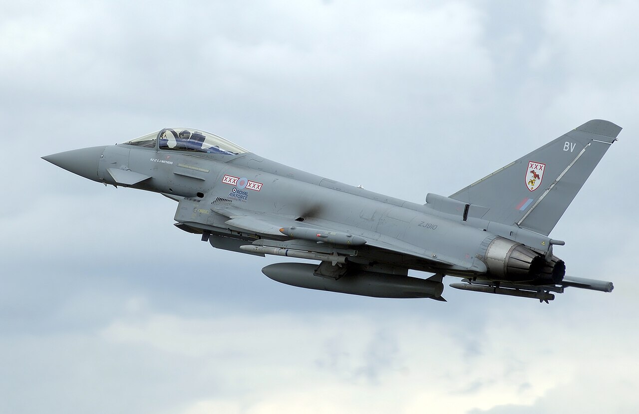 Eurofighter Typhoon Eurofighter Typhoon. Illustrazione da Wikipedia