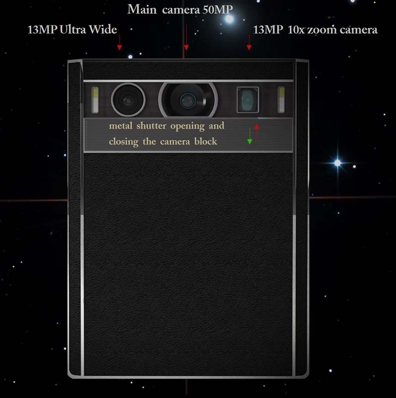 Design dello smartphone Lotus Diplomat