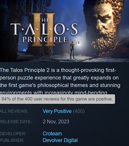 I giocatori sono entusiasti: il puzzle game The Talos Principle 2 sta ottenendo ottime recensioni su Steam-2 I giocatori sono entusiasti: il puzzle game The Talos Principle 2 sta ottenendo ottime recensioni su Steam-2