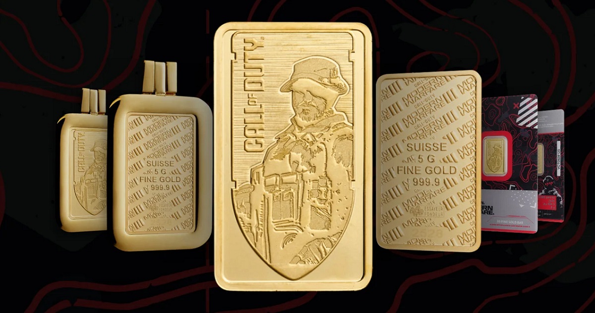 Captain Price non è mai stato così caro: annunciata un'edizione limitata di lingotti d'argento e d'oro per i fan di Call of Duty Captain Price non è mai stato così caro: annunciata un'edizione limitata di lingotti d'argento e d'oro per i fan di Call of Duty